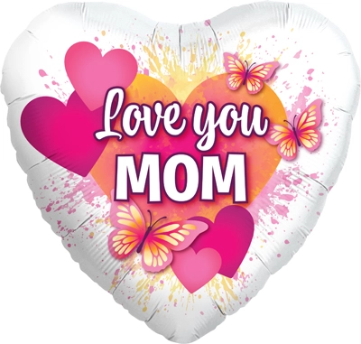 Std Mother's Day Butterflies Balloon