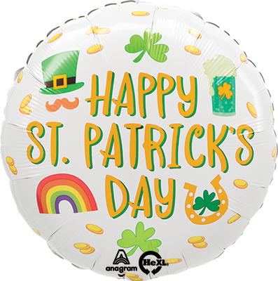 Std St. Patrick's Day Icons Balloon