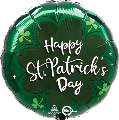 Std St. Patrick's Day Green Balloon