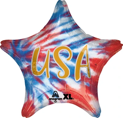 Std U S A Tie Dye Patterns Balloon