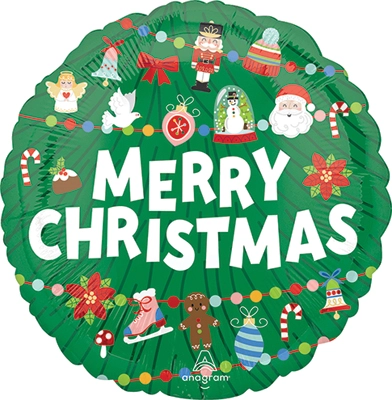 Std Christmas Timeless Tree Balloon