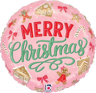 Std Christmas Gingerbread Balloon