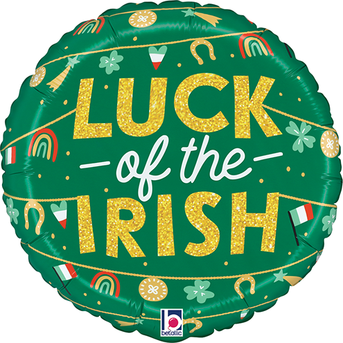 Std St. Patrick's Day Luck of the Irish Balloon