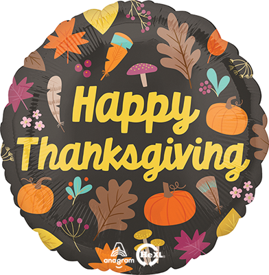 Std Thanksgiving Give Thanks Balloon