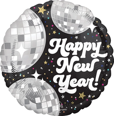 Std New Year Disco Glamour Balloon