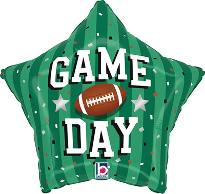 Std Football Game Day Party Star Balloon