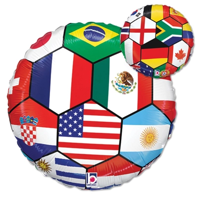 Std Soccer Ball Nations Balloon