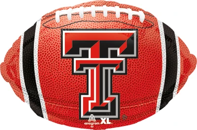 18"  Texas Tech Football Balloon