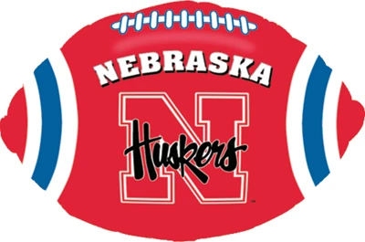 18"  Nebraska Huskers Football Balloon