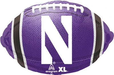 18"  Northwestern University Football Balloon