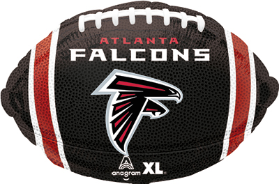 18 Inch NFL Falcons Std Shape Balloon