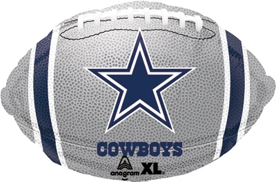 18 Inch NFL Dallas Cowboys Football Balloon