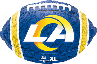 18 Inch NFL Rams Football Std Shape Balloon