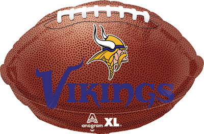18 Inch NFL Vikings Football Std Shape Balloon