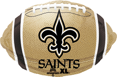 18 Inch NFL Saints Football Std Shape Balloon