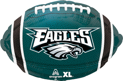 18 Inch NFL Eagles Football Std Shape Balloon