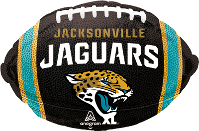 18 Inch NFL Jaguars  Football Std Shape Balloon