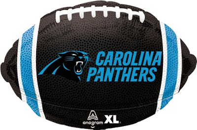 18 Inch NFL Panthers Football Std Shape Balloon