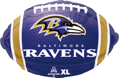 18 Inch NFL Ravens Football Std Shape Balloon