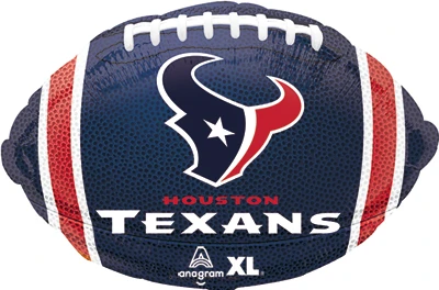 18 Inch NFL Houston Texans Football Balloon