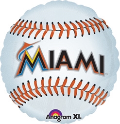 Std MLB Florida Marlins Balloon