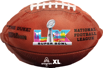 18&quote; NFL Super Bowl LX Football Balloon
