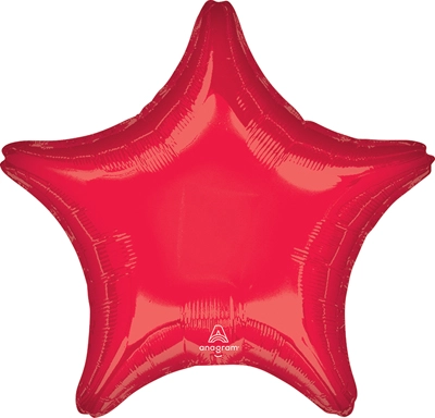 32" Jumbo Red Star Balloon