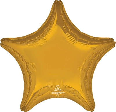 28" Jumbo Gold Star Balloon