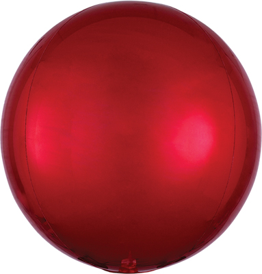 16 Inch Red Orbz Balloon