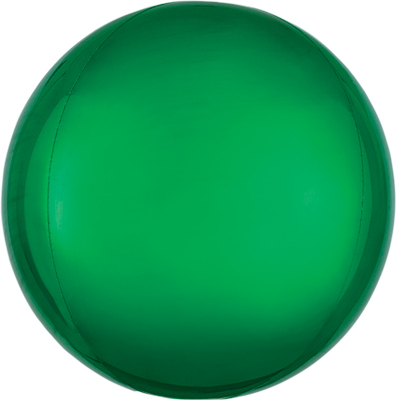 16 Inch Green Orbz Balloon
