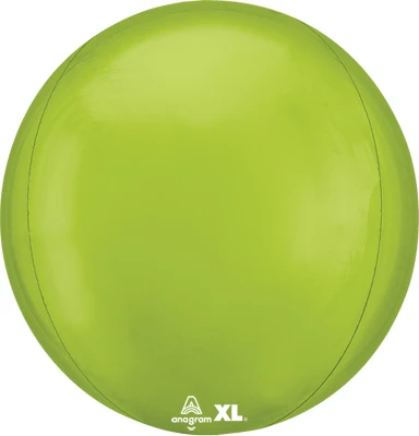 16 Inch Orbz Vibrant Green Balloon