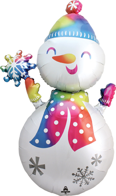 55 Inch Christmas Snowman Multi-Balloon