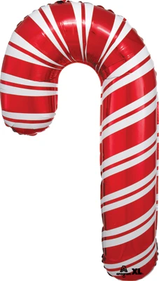 37" Holiday Candy Cane Balloon