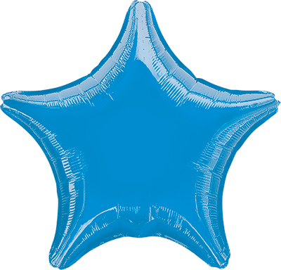 19 Inch Blue Star Balloon