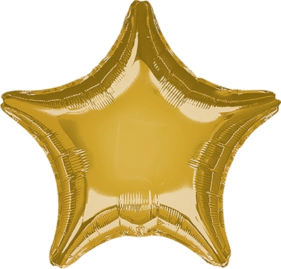 19" Metallic Gold Star Balloon