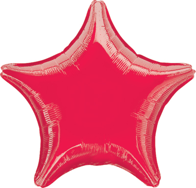19 Inch Red Star Balloon