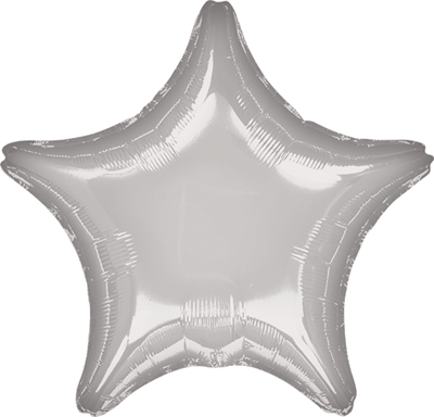 19 Inch Silver Star Balloon