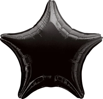 19 Inch Black Star Balloon
