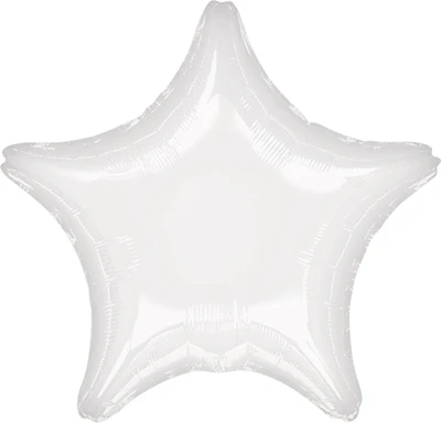 19 Inch White Star Balloon