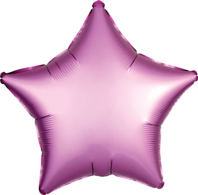 19" Flamingo Satin Luxe Star Balloon