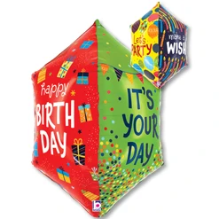 29" Dimensional Birthday Balloon