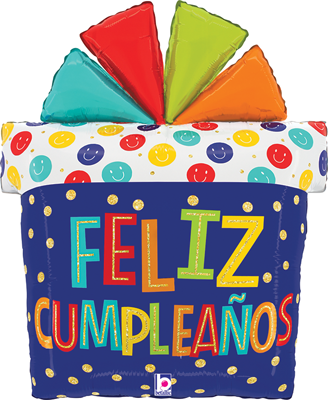 27 Inch Regalo De Cumpleanos Sonriente Balloon