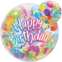 22 Inch Birthday Surprise Bubble Balloon