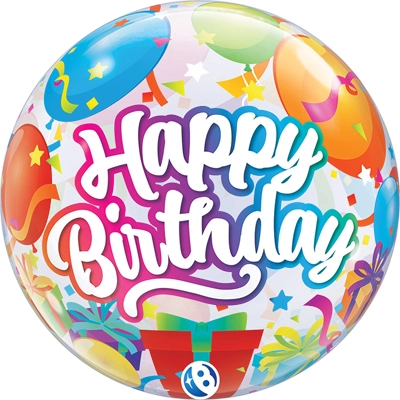 22 Inch Birthday Surprise Bubble Balloon