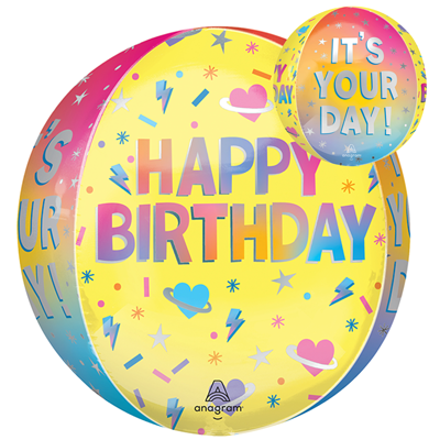 16" Birthday Solar Flare Balloon
