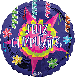 Helium Savers Jumbo Birthday Feliz Cumpleanos Pinata Estrella Balloon