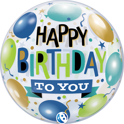 22" Birthday To You Blue Bubble™