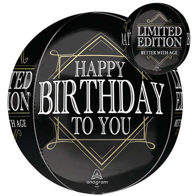 16" Orbz&reg; Birthday Prime of Life Balloon
