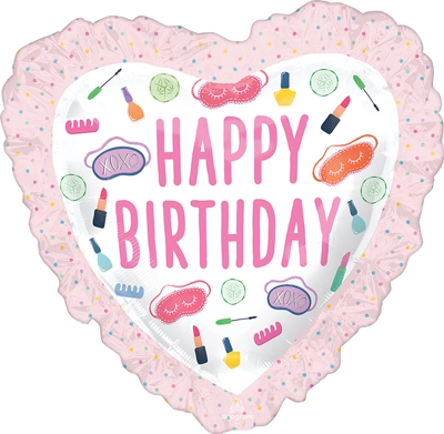 28" Birthday Spa Party Balloon