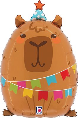 23" Birthday Party Capybara Balloon